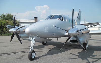 Beech King Air 90 with MTV-27 Propeller