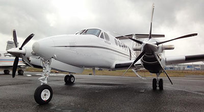 Customers B200 Kingair with the MT 5-blade Propeller