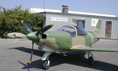 Aermacchi (SIAI) Marchetti with 3-blade MTV-9