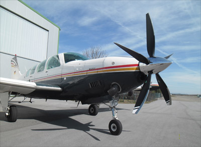 Beech A36 with MTV-5 installed