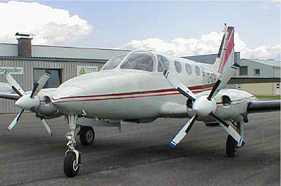 Cessna 340 RAM VII with 4-blade MTV-14