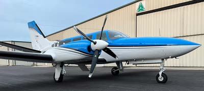 Cessna 404 with 4-blade MTV-16