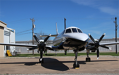 M7 Aerospace LP SA-226 with 5-blade MTV-27