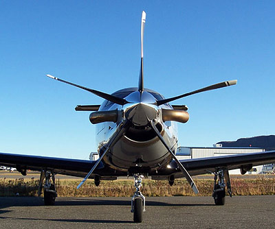 Pilatus PC-12 with 5-blade MTV-27