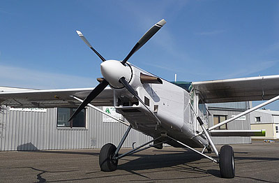 Pilatus PC-6 with 4-blade MTV-16