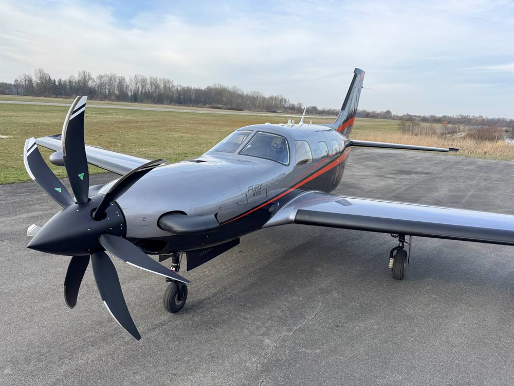 Piper PA46-701TP with 7-blade MTV-37 MT-Propeller